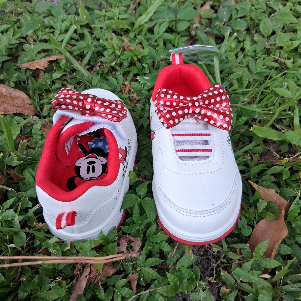 Disney Infant Girls Minnie Mouse Velcro Sneaker - Picture 5 of 6